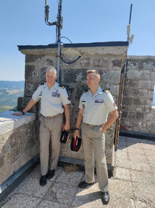 * Juin  2022 : Lieutenant colonel Jean-Claude Laurent-Champrosay - 4  - Voyage d'études à Radicofani