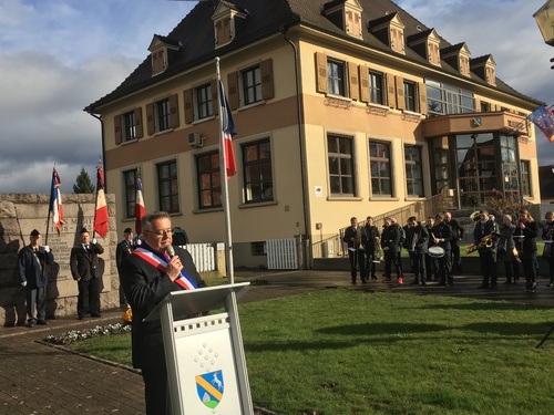 * Commémoration du 11 novembre à Obenheim