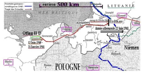 Amitié France-Pologne : en souvenir des Officiers français, polonais et russes prisonniers des Oflag IID et II B