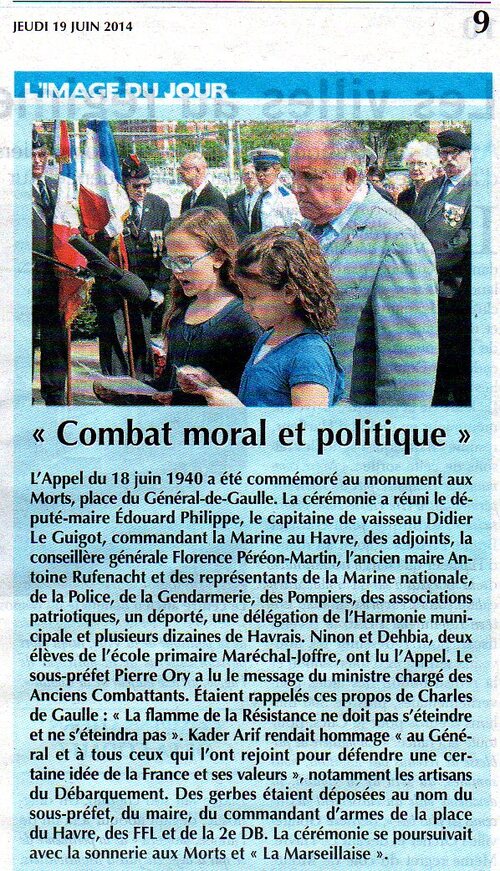 Journée nationale du 18 Juin 2014