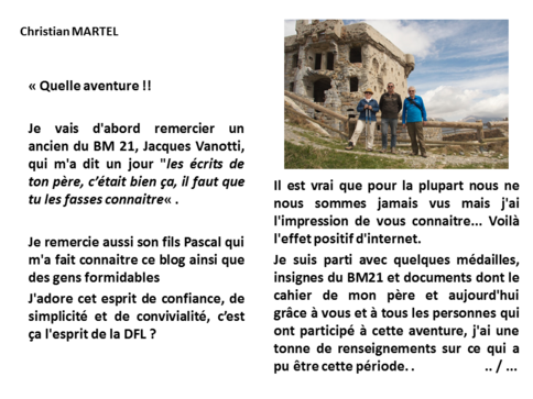 * Avant de nous quitter... un partage de satisfaction(s) avec les contributeurs du projet