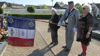18 et 19 Mai - Des Anciens du B.M. 24 et des descendants étaient de retour à Obenheim