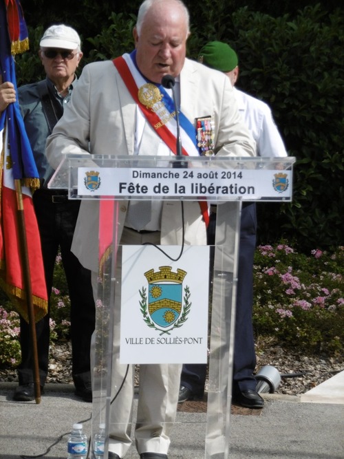 * 25 Août 2015 - La Ville de SOLLIES PONT(Var) a fêté sa Libération