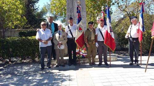 * VAR : Cérémonies du souvenir des combattants de la 1ère DFL dans la Libération de Toulon