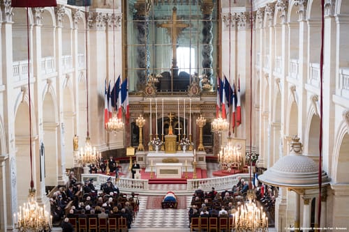 * Le dernier hommage à Claude Raoul-Duval aux Invalides (16 mai 2018)