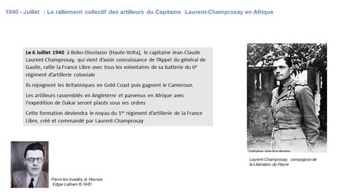 * Ephemeride : Le général de Gaulle et la France Libre - L'Année 1940