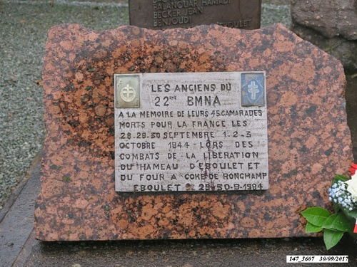 * Champagney-Éboulet, 73ème anniversaire de la Libération - 30 septembre 2017
