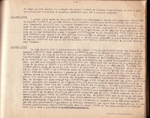 * Trésors d'archives : le Journal de Marche illustré de Jean BERNHARDT (B.M. 21)