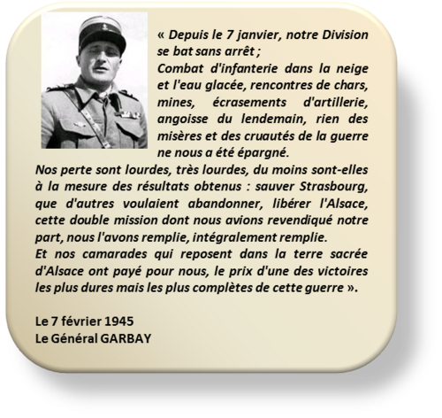 *Etape n° 42 - 31 Janvier 1945 : Fusiliers Marins, BM 21 et 2ème D.B. : la Campagne d'Alsace de la D.F.L se termine à MARCKOLSHEIM