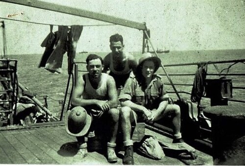 * Henri SAINT JALM (Cie de Sapeurs Mineurs), disparu dans le torpillage du Nino Bixio (17 Juillet 1942)