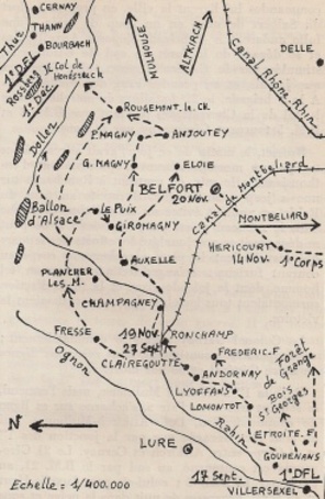 * Etape n° 24 - Libérations de Plancher-Bas, Auxelles Haut et Bas,Plancher les Mines et Lepuix-Gy