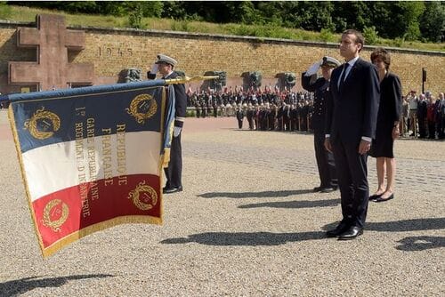 * Cérémonie de commémoration du 78e anniversaire de l’appel du 18 juin 1940 et remise de décoration au Mont Valérien 