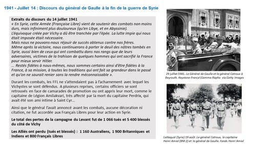* Ephéméride : le général de Gaulle et la France Libre (1940-1943) -  L'Année1941 