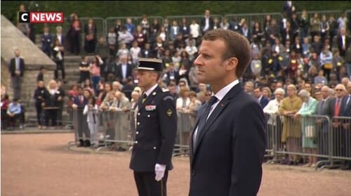 * Cérémonie de commémoration du 78e anniversaire de l’appel du 18 juin 1940 et remise de décoration au Mont Valérien 