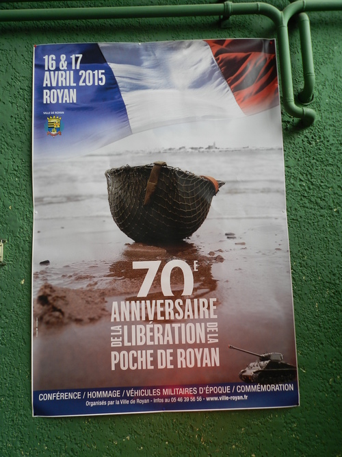 * Cérémonie du 70e anniversaire de la libération de Royan