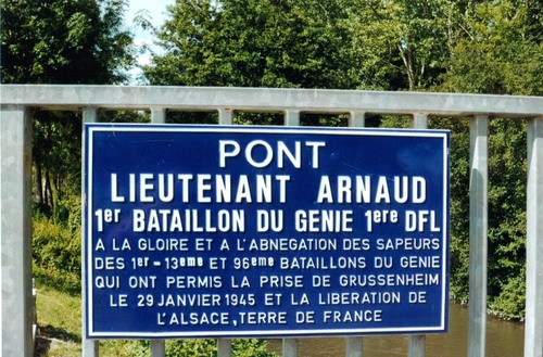 * Etape n° 41 - 27/31 Janvier 1945 : 1ère D.F.L. et 2ème D.B. à GRUSSENHEIM