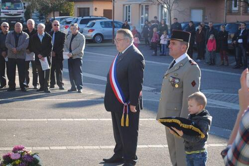 * Obenheim - Cérémonie du 11 Novembre Mémoire et remise de médaille