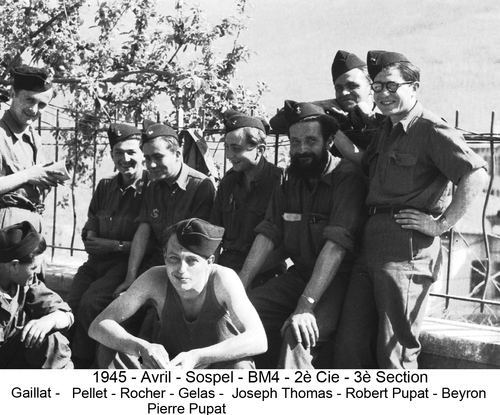 * Etape n° 45 - Début de l'offensive sur l'AUTHION - Journée du 10 Avril 1945