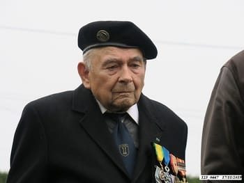 * cérémonie du 75ème anniversaire de la Libération, à la Stèle du 4ème Choc de Cluny, à Frahier-Les-Barres.