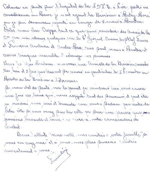 * Trésor d'archives - Lettre à Gryppa