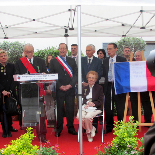* Inauguration de la plaque Jean TRANAPE