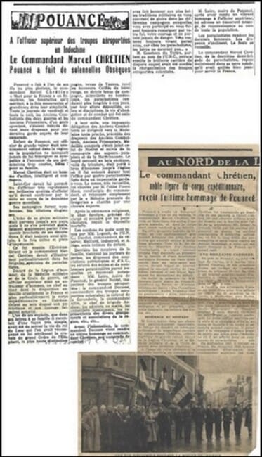 * Page souvenir - Marcel CHRETIEN un Saint-cyrien-résistant parmi d’autres - Ancien du B.M.5 de la 1ere DFL