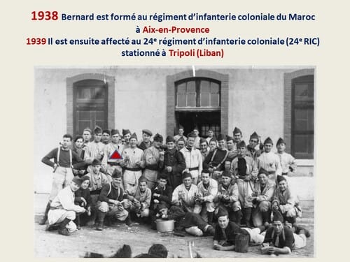 CNRD 2019 : témoignage sur Bernard SAVARY (BIM, 1ère DFL) auprès d'élèves de 3e de l'établissement professionnel Jeanne d'Arc au Havre