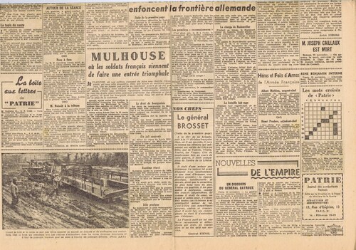 * Etape n° 25 : supplément : un docuent d'époque sur la mort du général Brosset