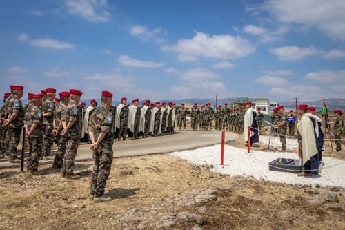 Inauguration 'une stèle en l'honneur du capitaine JOURDIER, compagnon de la Libération (1er Spahis marocains)
