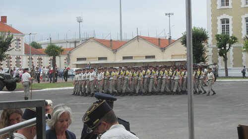 * Passation de commandement au 1er Régiment d’infanterie marine d'Angoulême.