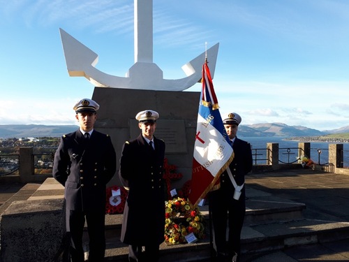 * 12 novembre 2017 : Remembrance à Greenock