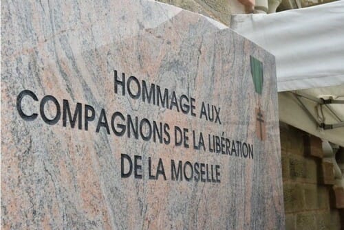 * Compagnons de la Libération - Sarrebourg : dix Compagnons mosellans de la Libération ont leur stèle