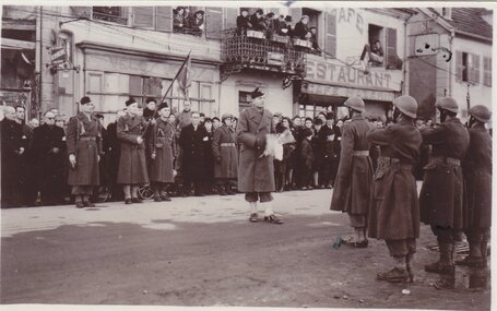 * Etape n° 26 - 22- 23 Novembre 1944 - Libération de Giromagny par les B.M. 5 et 24, le R.F.M. et les Cuirassiers