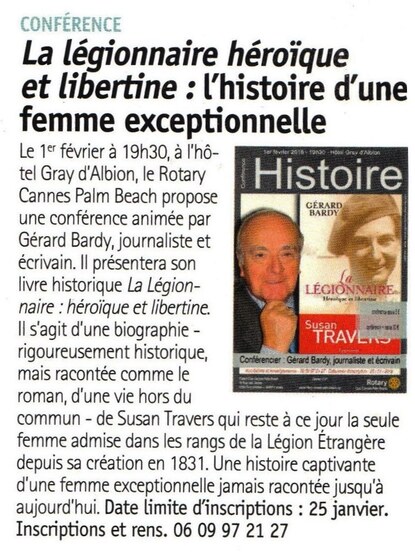 * Susan TRAVERS : une MISS à la 13 DBLE...