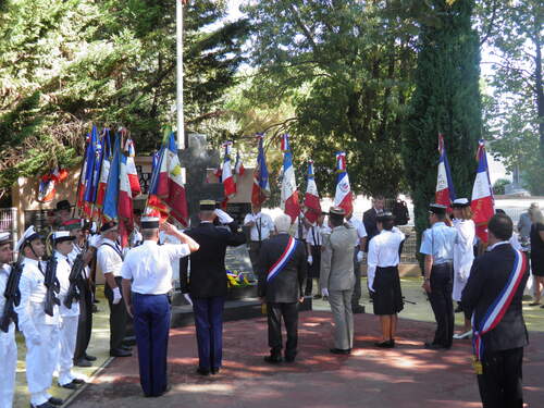 * 22 et 23 Août : cérémonies commémoratives de la Libération de HYERES et de la GARDE