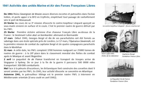 * Ephéméride : le général de Gaulle et la France Libre (1940-1943) -  L'Année1941 