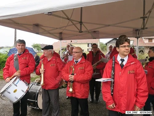 * Champagney-Éboulet, 75ème anniversaire de la Libération - Cérémonie au monument du 