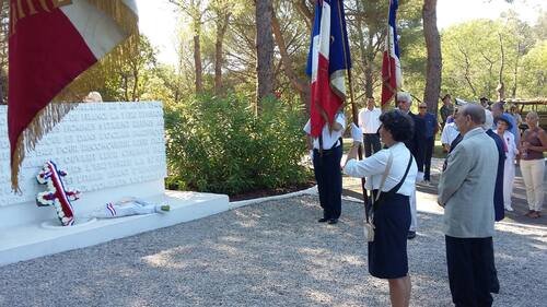 * Cérémonie du 73è anniversaire du Débarquement de la 1ère DFL en Provence