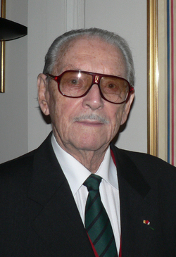 * Visite à Toulouse de Fred Moore dernier Chancelier de l'Ordre de la Libération