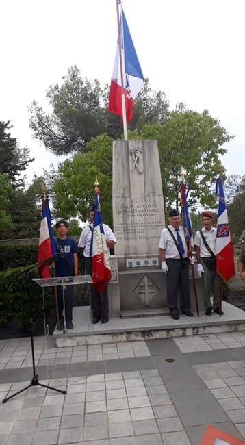 * Fondation France libre Délégation du Var - Cérémonie du 75ème Anniversaire de la Libération du Pradet 