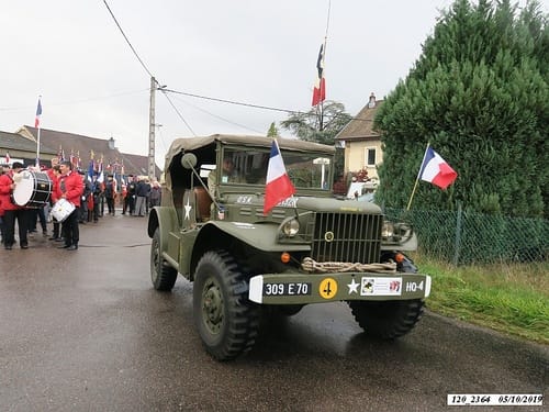 * Champagney-Éboulet, 75ème anniversaire de la Libération - Cérémonie au monument du 