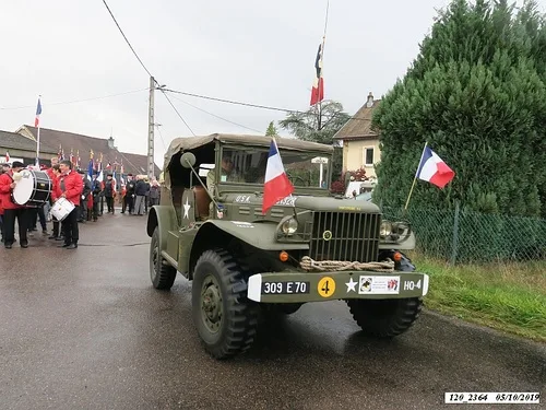 * Champagney-Éboulet, 75ème anniversaire de la Libération - Cérémonie au monument du 