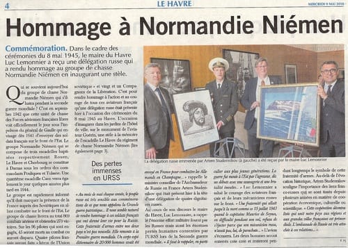 * Commémoration de la Victoire du 8 Mai 1945 dans nos régions...