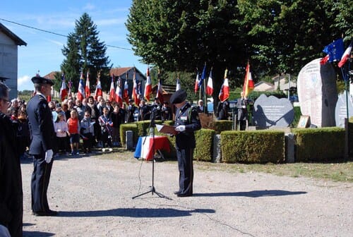 * 14 septembre : commémoration des 80 ans du maquis Chambaran et des combats de l'armée secrète de l'Isère