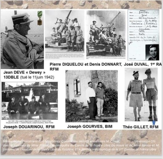 * l'Hommage du Mémorial des Finistériens à ses combattants de Bir Hakeim (exposition du 8oe anniversaire)
