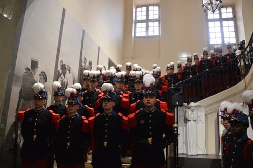 * La promotion  « Compagnons de la Libération » de  Saint-Cyr rencontre Hubert Germain, Compagnon de la Libération