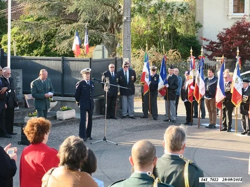 * 74 ème anniversaire de la libération de  Champagney- Éboulet - samedi 29 septembre 2018
