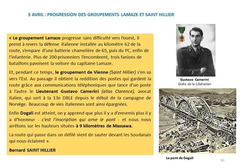 80e Anniversaire de la Campagne d'Erythrée (février-avril1941) - dernier épisode 7 : Et Massoua fut libéré !