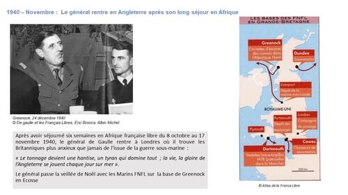 * Ephemeride : Le général de Gaulle et la France Libre - L'Année 1940