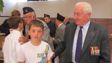 18 et 19 Mai - Des Anciens du B.M. 24 et des descendants étaient de retour à Obenheim